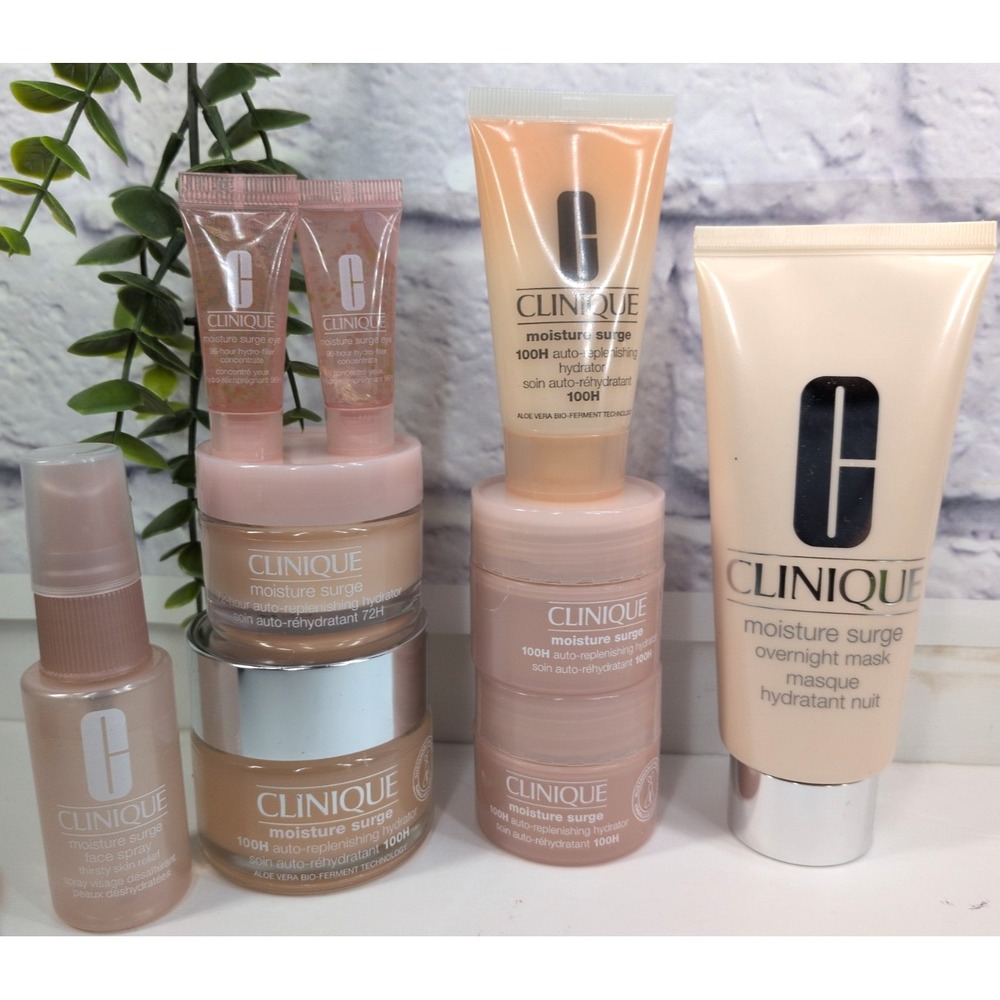 NEW MOISTURE SURGE LOT 9🌿Clinique 100H 72H Replenishing Hydrator Mask Eyes Face
